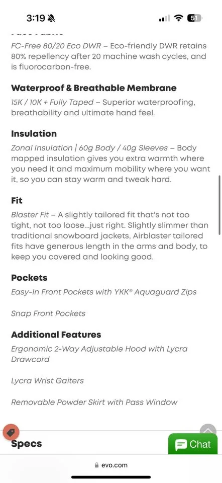 AIRBLASTER HEARTBREAKER JACKET image indicator(8)