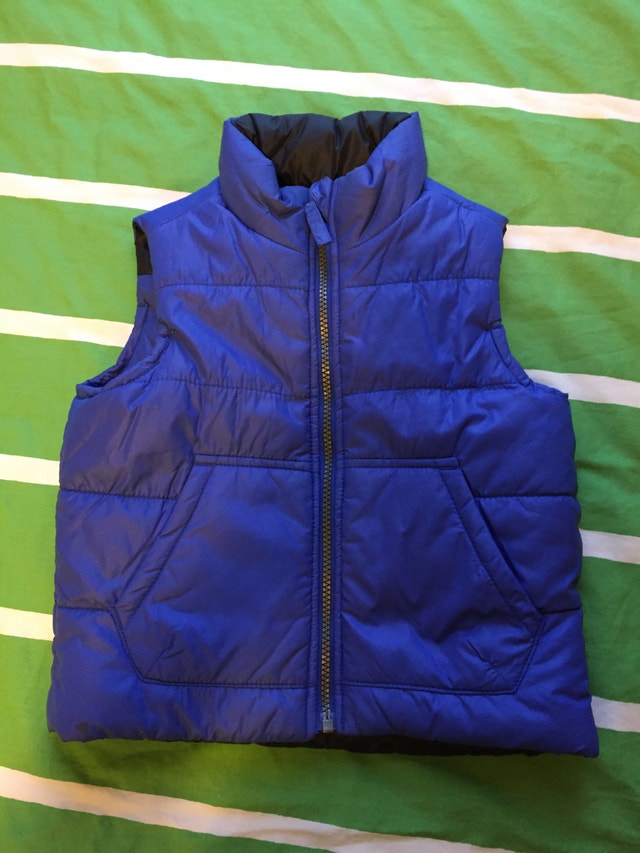 Baby MEXX reversible winter puff Vest, size 3-4
