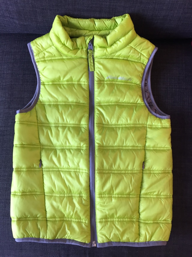 Eddy Bauer light puffy vest, size 8Y