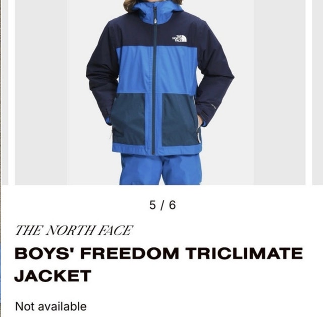 North Face Boy's Triclimate 3-in-1 Jacket XL - photo 5
