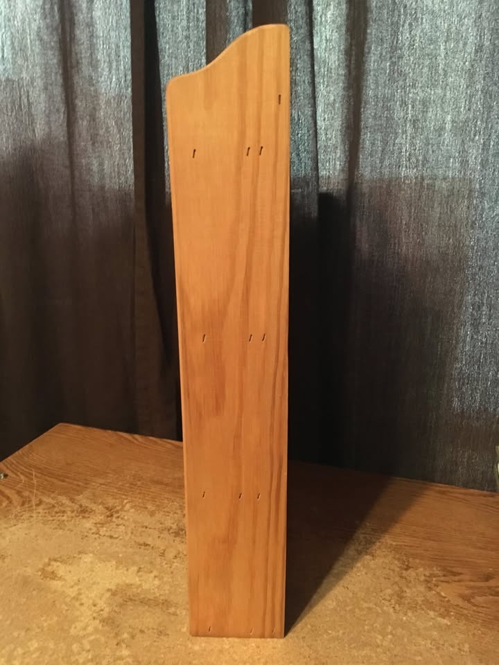 4 Tier Wood Wall Shelf with Heart - photo 3