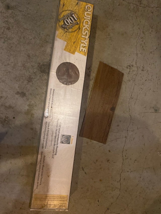 Quickstyle Vinyl Flooring - 3 Boxes