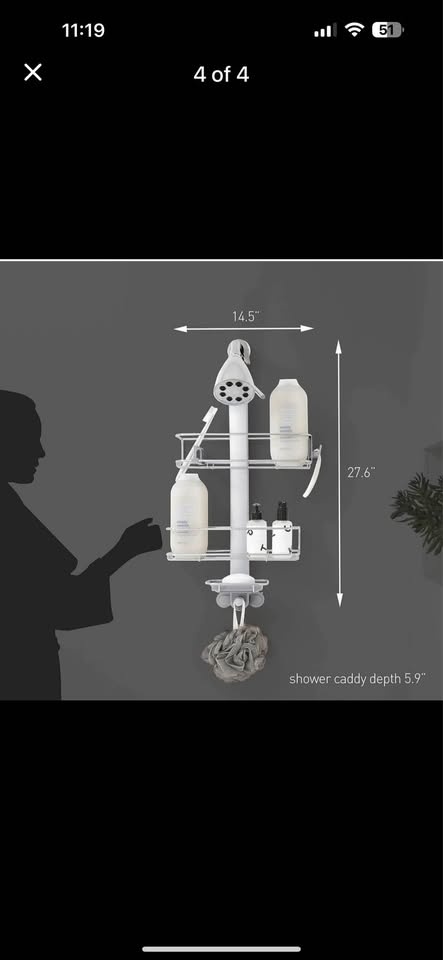 Simplehuman Shower Caddy - photo 2