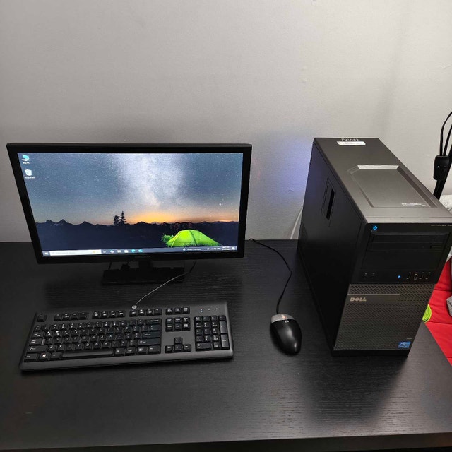 Full Dell Desktop PC setup - Perfect for Work & Study!