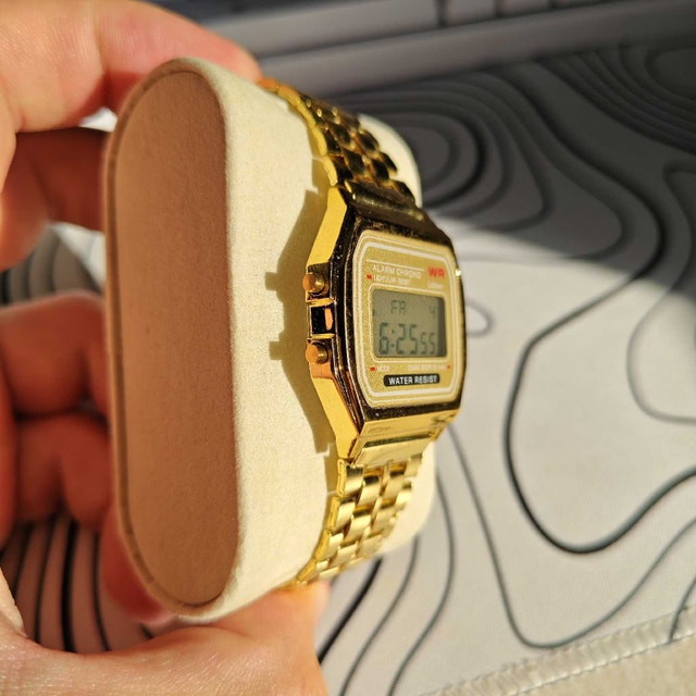 Golden Color Classic Digital Watch - photo 2