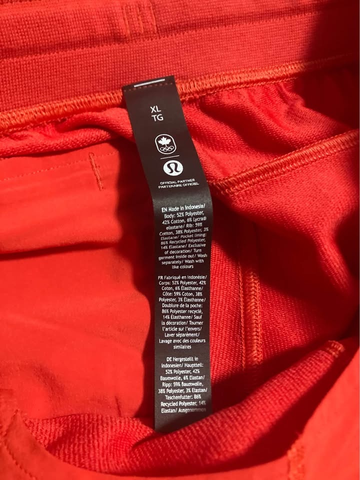 LULULEMON Team Canada Olympic Shorts MENS XL - photo 4