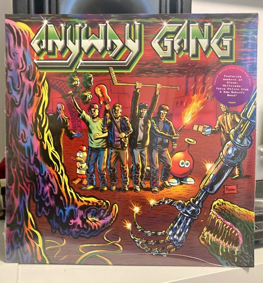 Anyway Gang Vinyl LP Record GLOW IN THE DARK