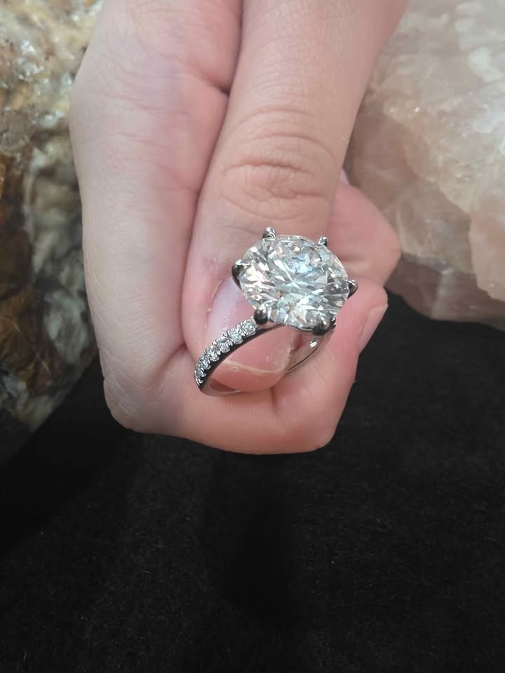 18k White Gold Diamond Ring 💍 lab-grown - photo 5