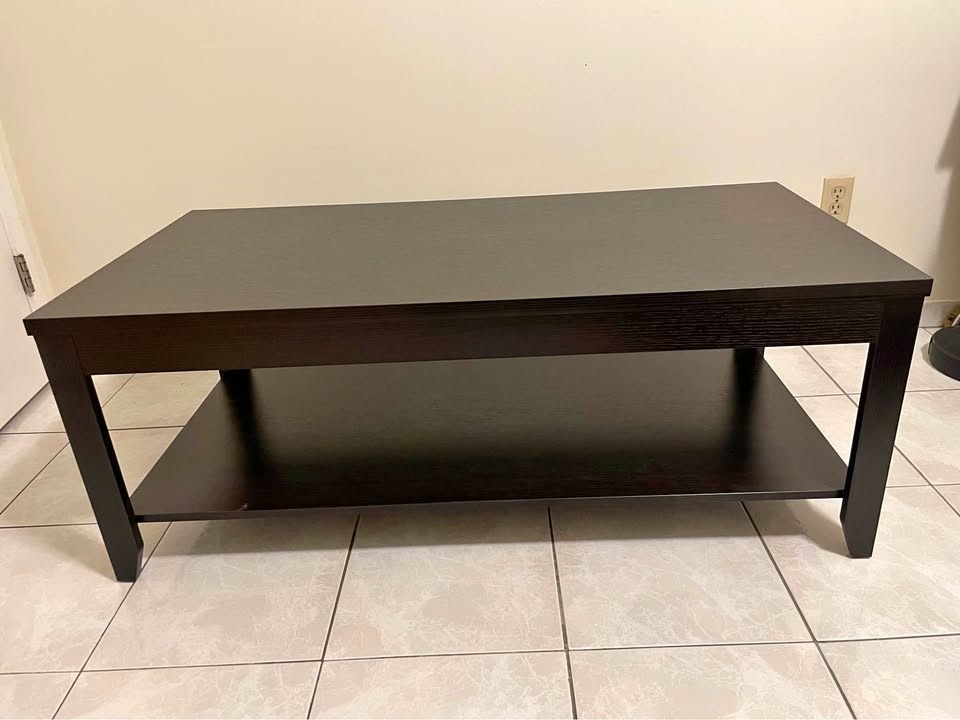 Dark Brown Coffee Table from The Brick
