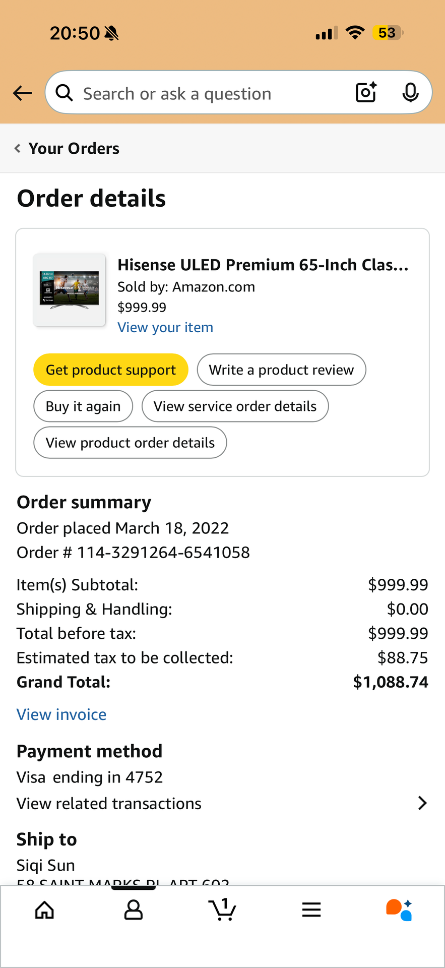 Hisense ULED Premium 65U8G QLED 65-inch Android 4K Smart TV - photo 3