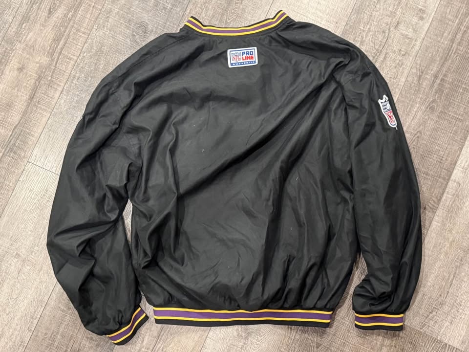 Vintage NFL Reebok Minnesota Vikings Pullover Jacket XL - photo 2