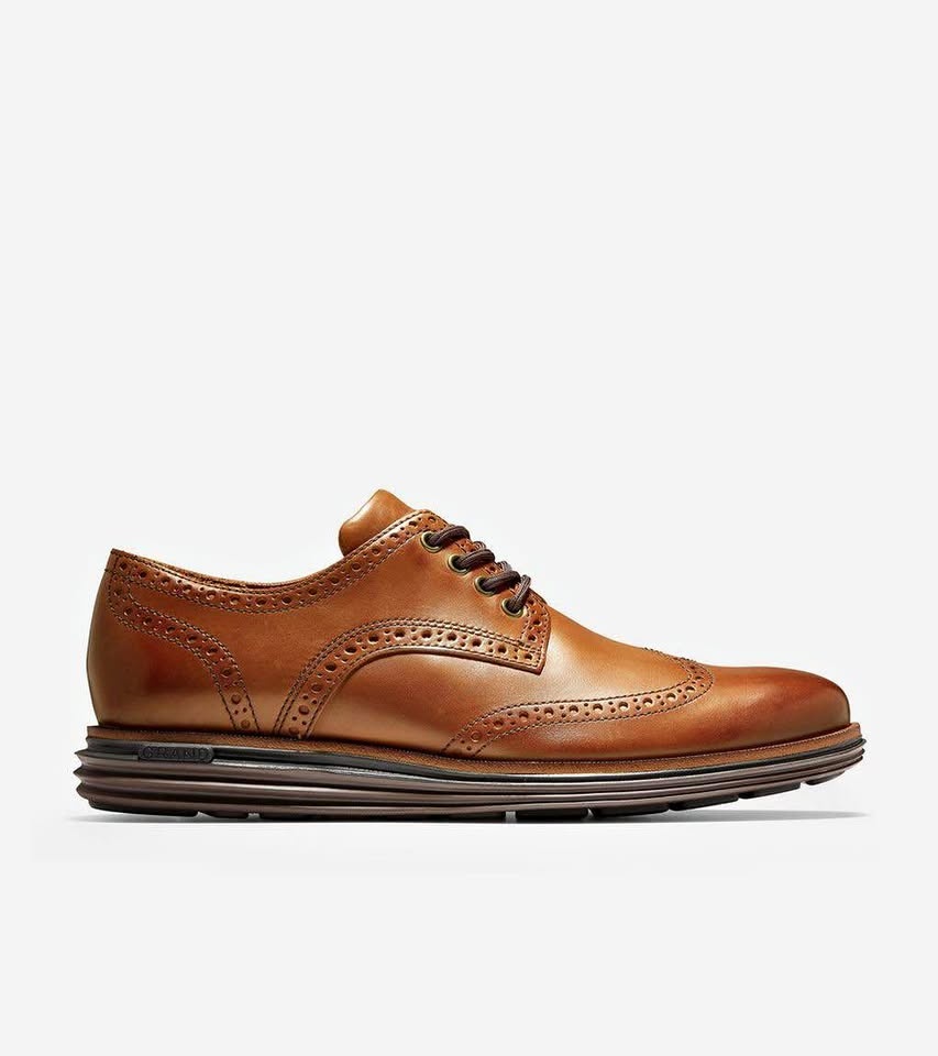 Cole Haan Original Grand Wingtip Oxford Lux Leather Shoes Men’s
