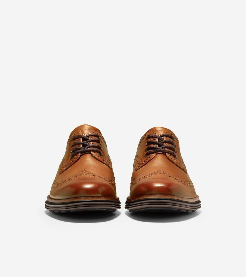 Cole Haan Original Grand Wingtip Oxford Lux Leather Shoes Men’s - photo 2
