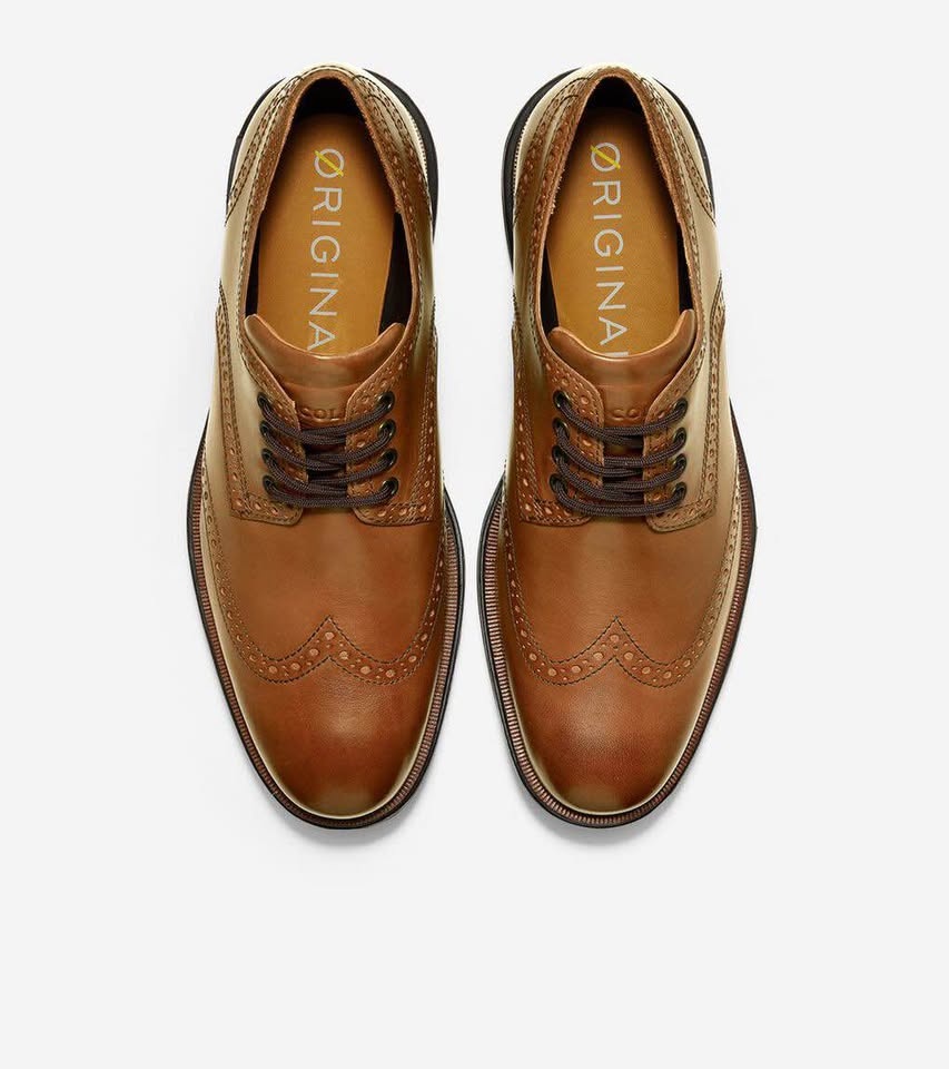 Cole Haan Original Grand Wingtip Oxford Lux Leather Shoes Men’s - photo 4