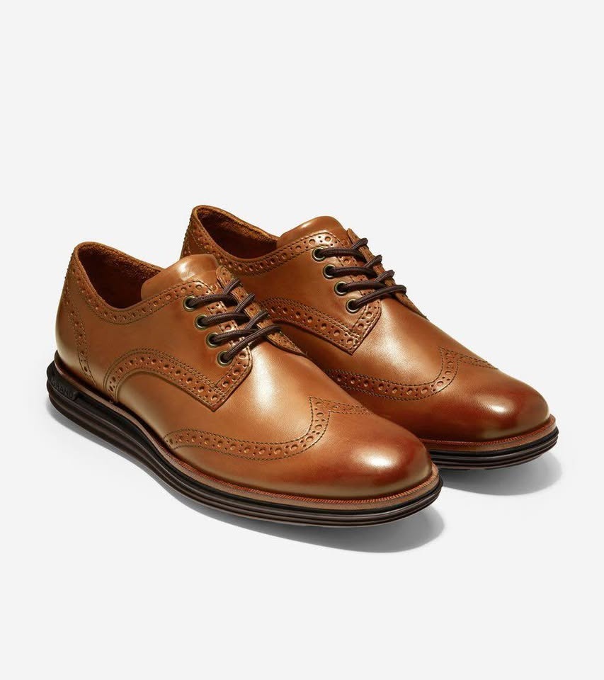 Cole Haan Original Grand Wingtip Oxford Lux Leather Shoes Men’s - photo 5