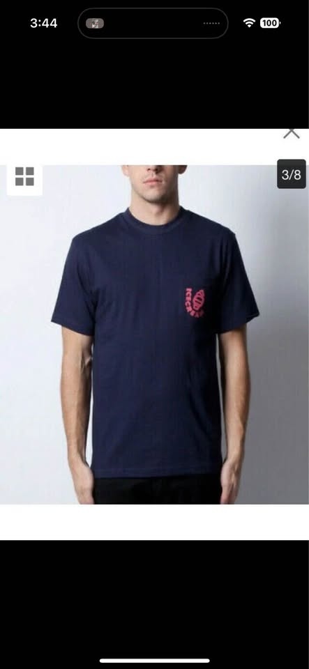 NWOT Men's ICE CREAM Pocket T-Shirt XXL BBC Navy - photo 3