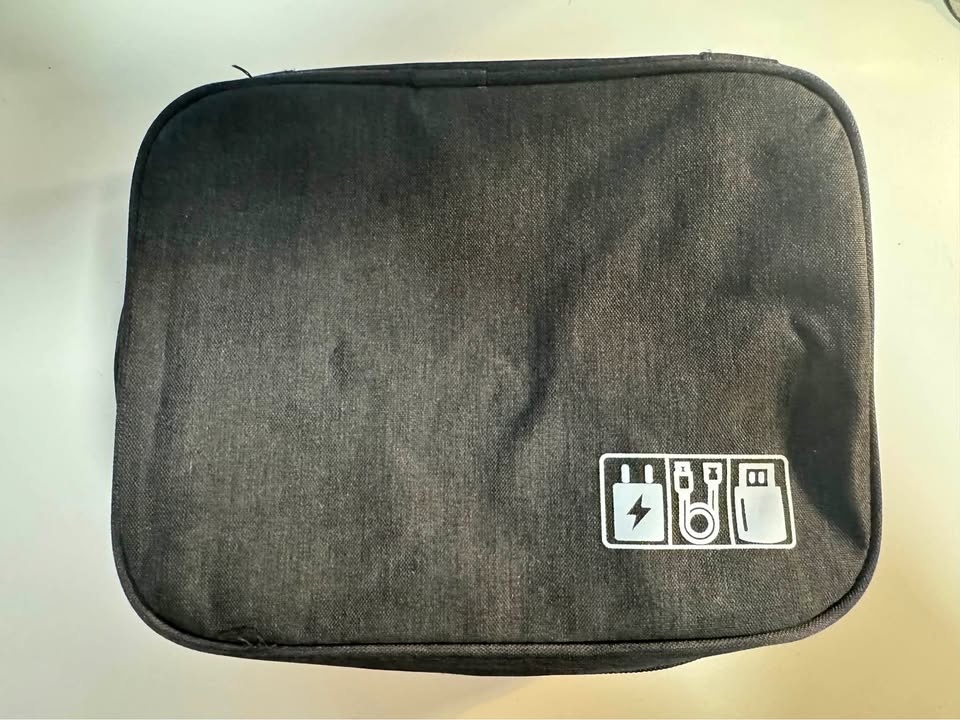 Tech Organizer Travel Bag Portable Zip