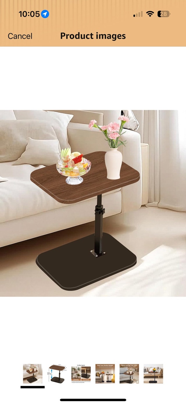🥕CLEARANCE- Brand NEW Rotating bed table