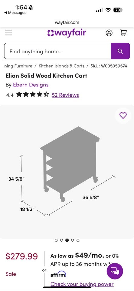 Kitchen Island Cart - photo 5