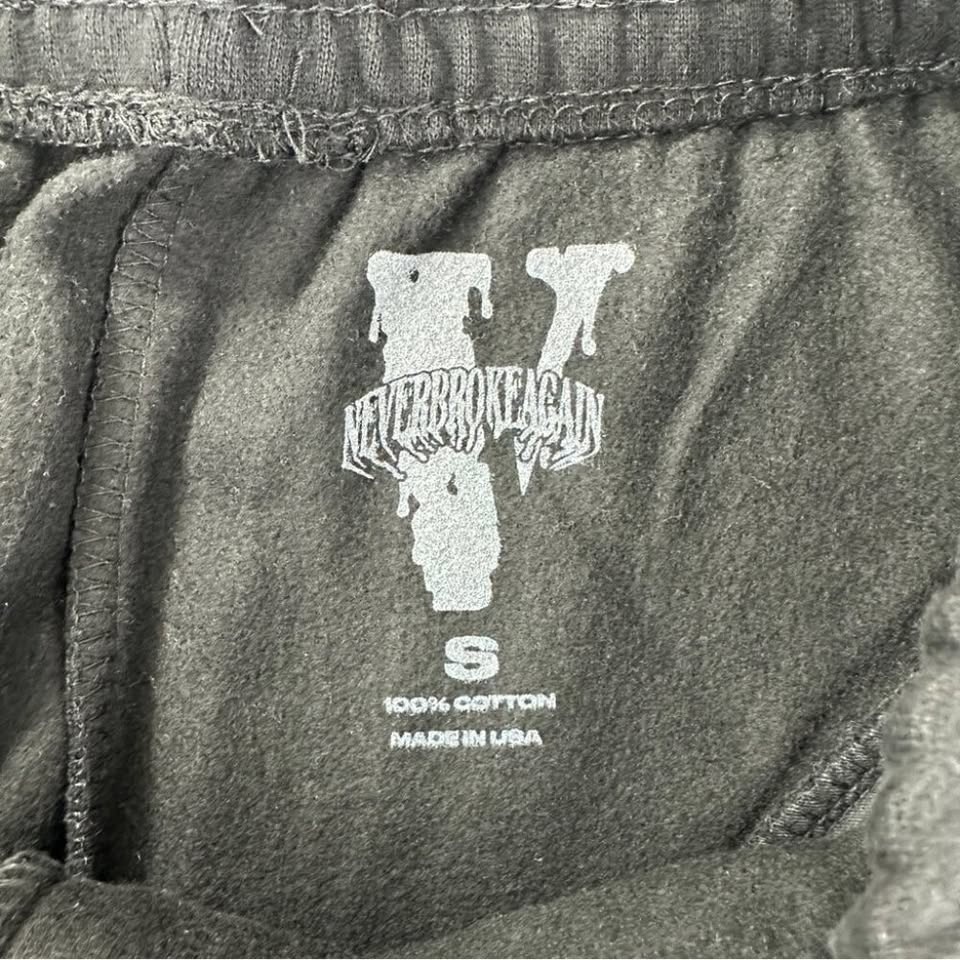 Vlone x Never Broke Again Sweatpants Black Men's S - photo 2