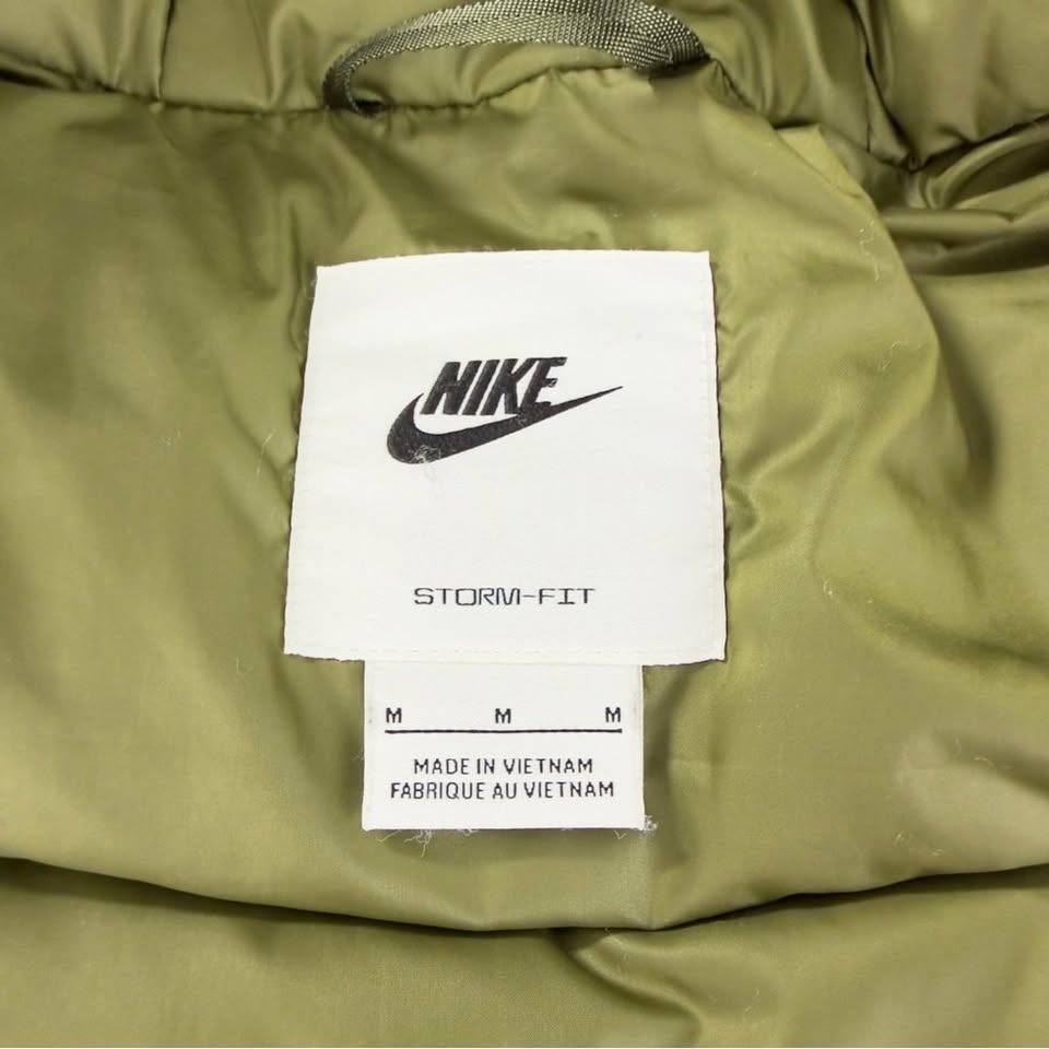 Nike Storm-fit Men's Medium Grey Duck Down Puffer Jacket - photo 2