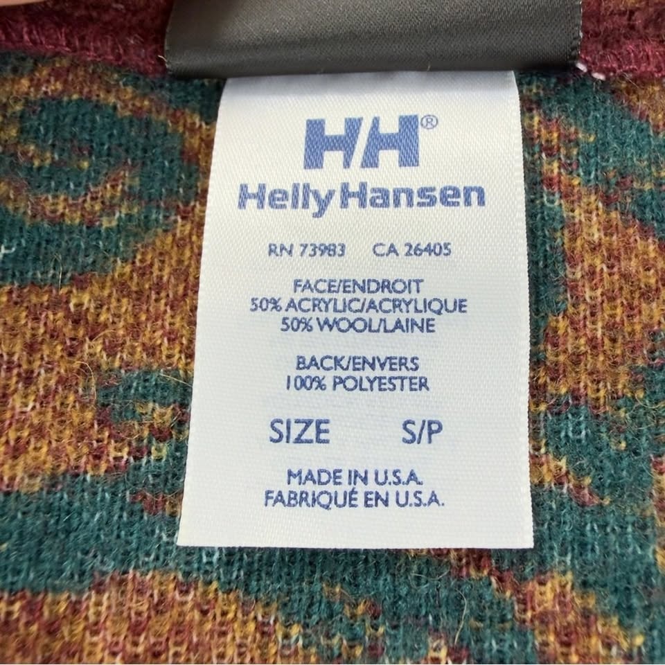 Vintage Helly Hansen Men's Size Small Aztec Fleece Jacket - photo 2