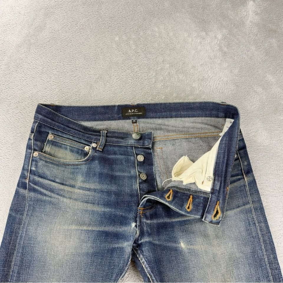 APC Petit New Standard Men's Jeans Size 32x30 Red Selvedge - photo 5