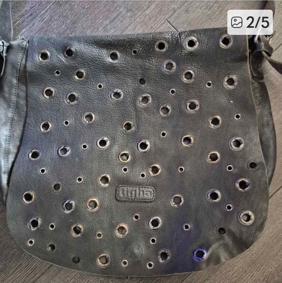 TIGHA- VINTAGE LEATHER SADDLE BAG - photo 2