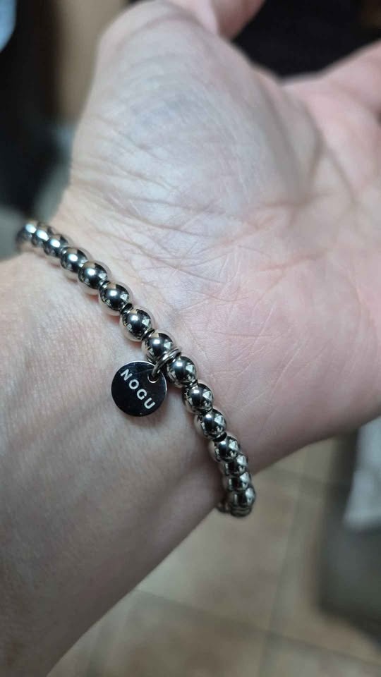 NOGU Stainless Steel Blue Emperor Gemstone Bracelet - photo 5