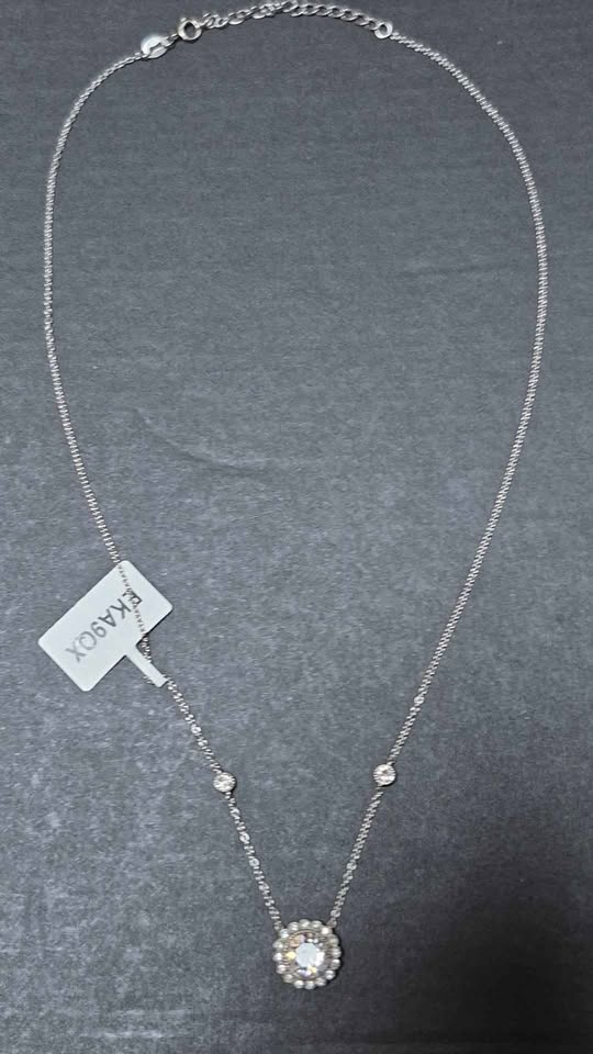 STERLING SWAROVSKI SILVER NECKLACE - photo 2