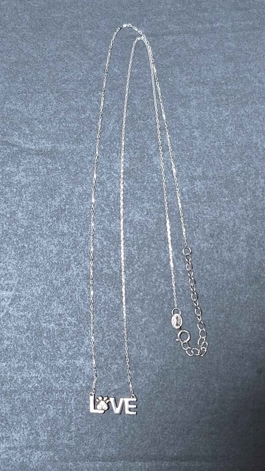 Sterling Paw Love Necklace - photo 2