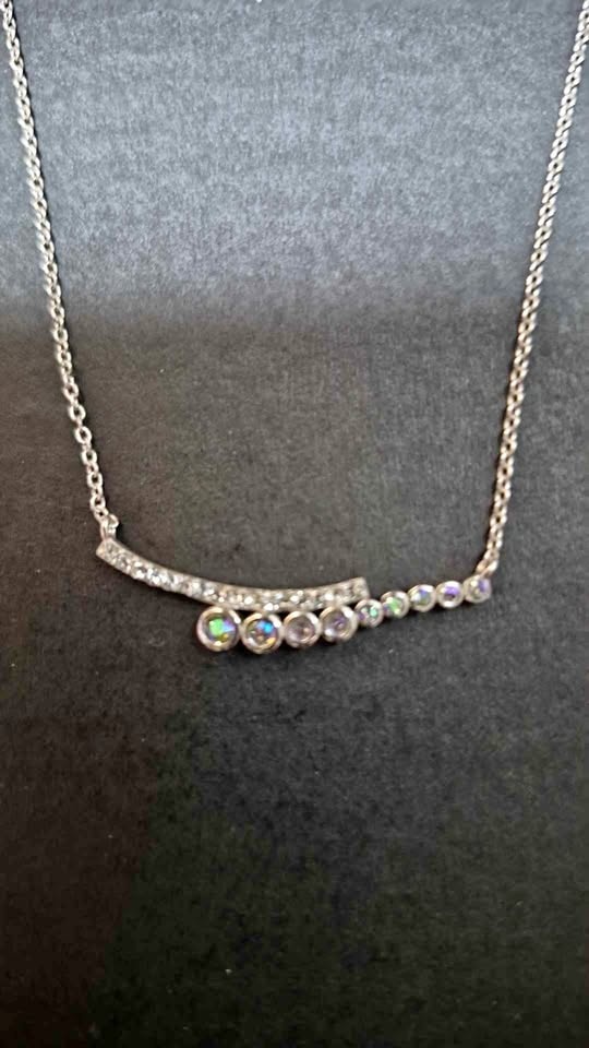 Sterling Swarovski Alexandrite Necklace