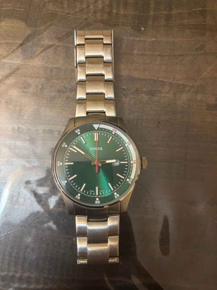 Fossil Belmar Green Dial Men's Watch - FS5533 (Needs Battery) - photo 2