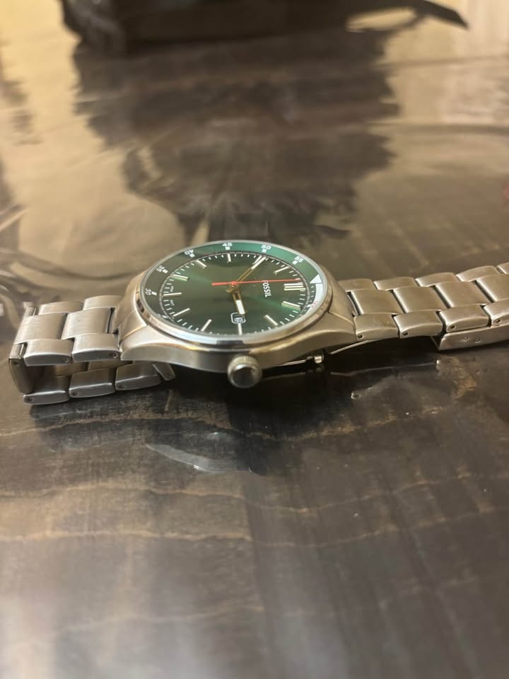 Fossil Belmar Green Dial Men's Watch - FS5533 (Needs Battery) - photo 3