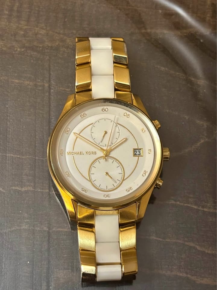 Michael Kors Women’s Gold/White Watch - MK-6466 111701