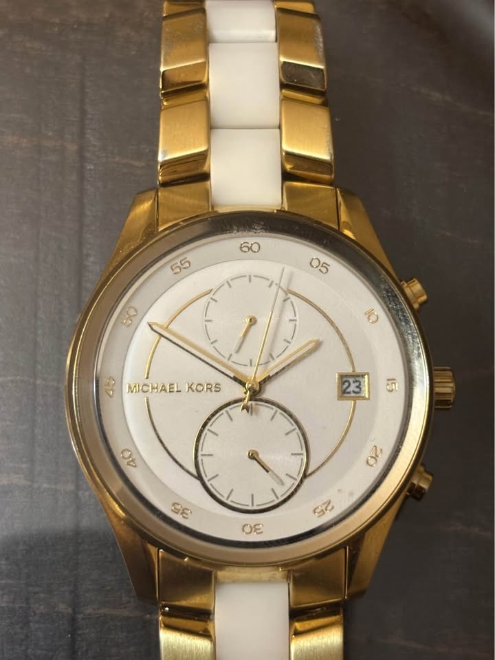 Michael Kors Women’s Gold/White Watch - MK-6466 111701 - photo 2