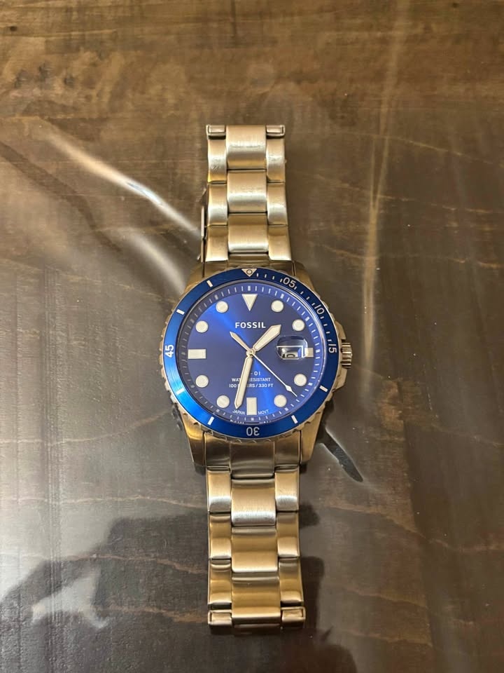 Fossil Blue Dial Men’s Watch-FS5669