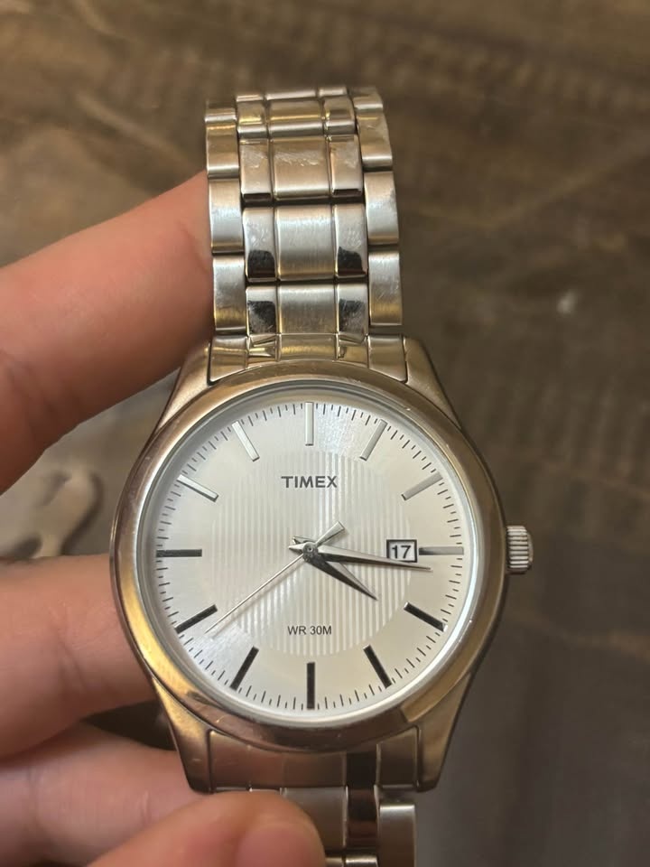 Timex Men’s Watch White Dial-CR 2016 Cell WR 30 M - photo 2