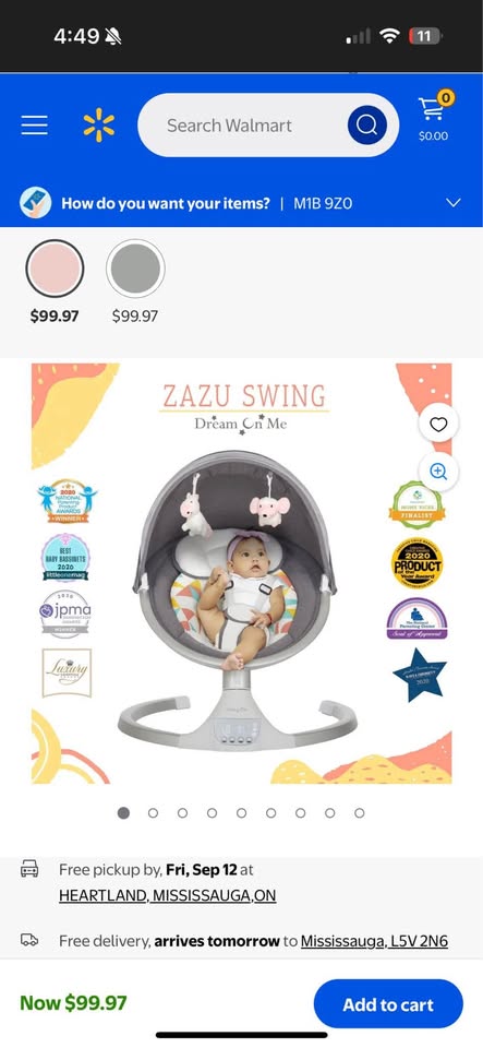 Dream on me zuzu swing - photo 2