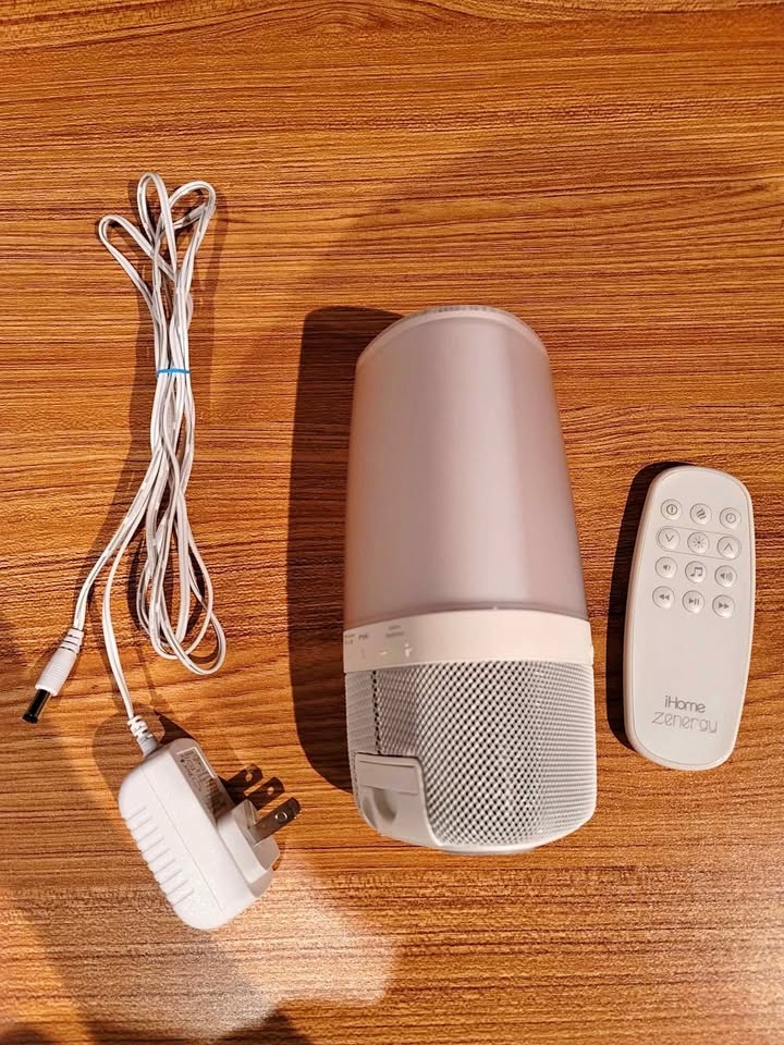 iHome Zenergy Bluetooth Sound & Light Therapy Speaker