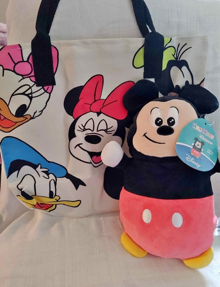 Squishmallows - 10" Mickey Mouse Hugmees Plush w/  Bag -  New