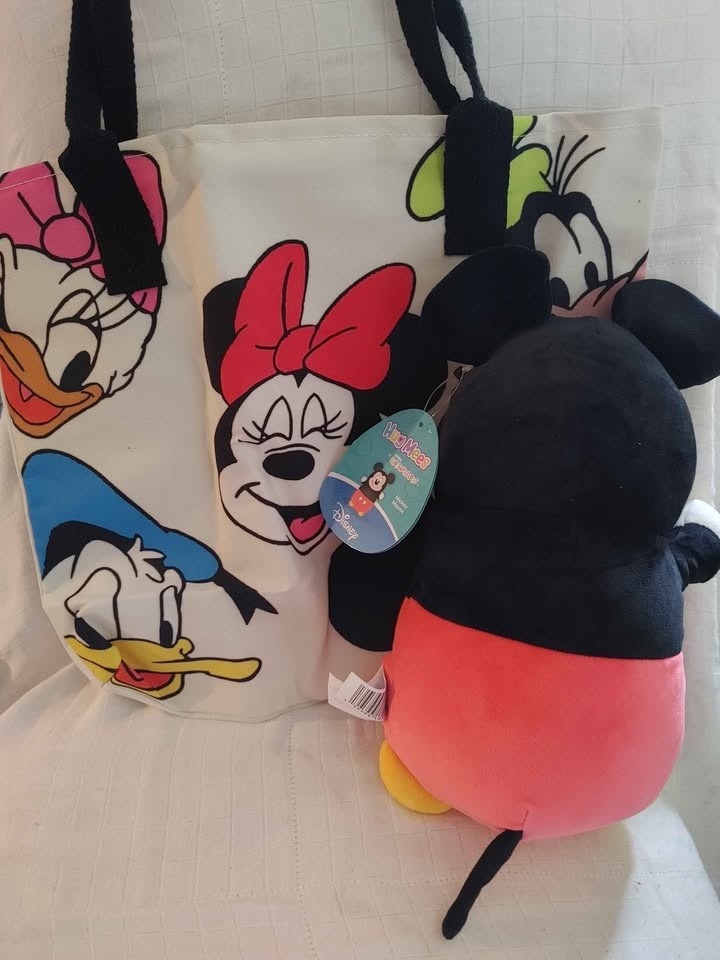 Squishmallows - 10" Mickey Mouse Hugmees Plush w/  Bag -  New - photo 2
