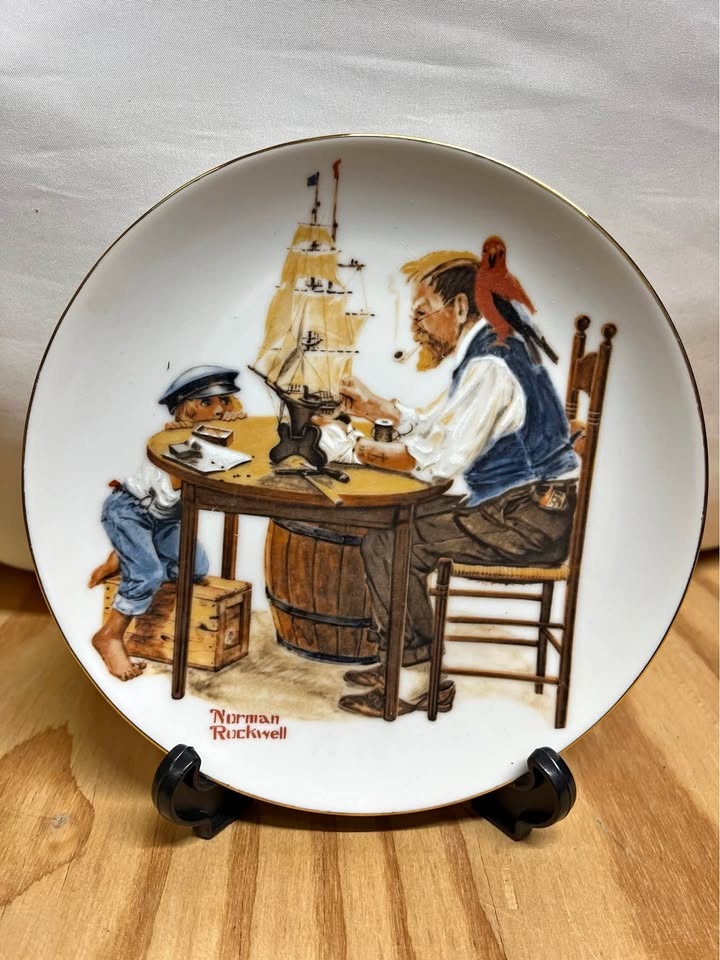 Norman Rockwell "For A Good Boy" Plate
