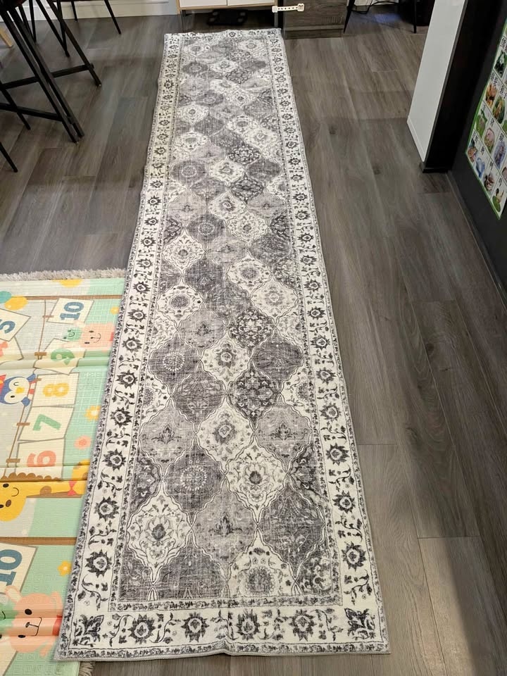 Runner Rug 2'8''x12' Washable Vintage Distressed Area Rugs