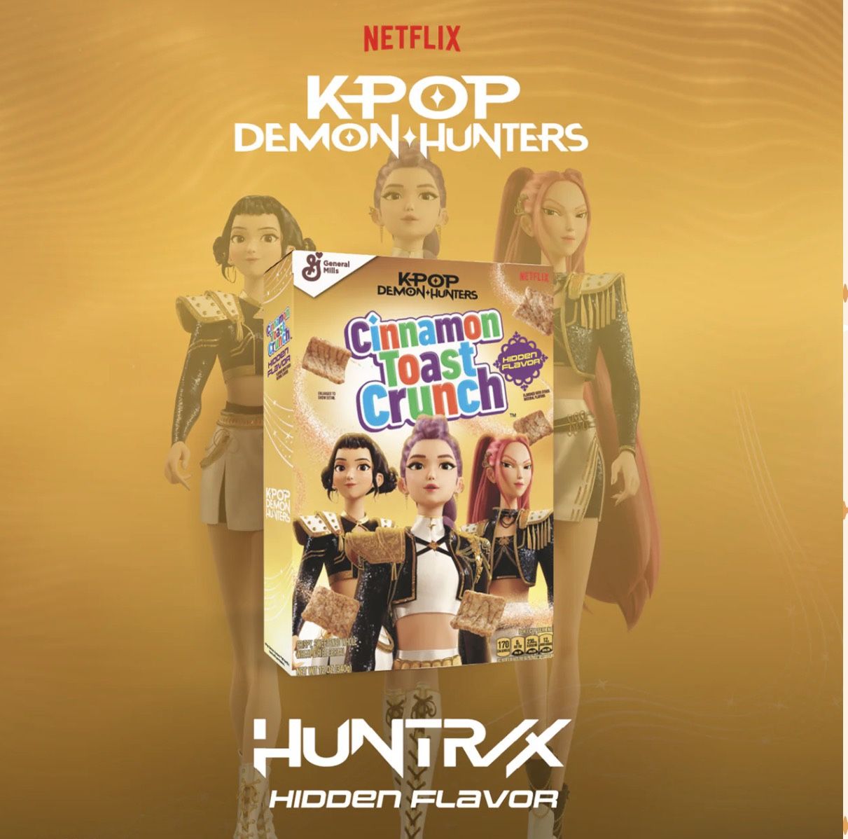 Cinnamon Toast Crunch x KPop Demon Hunters Cereal Presale - photo 2