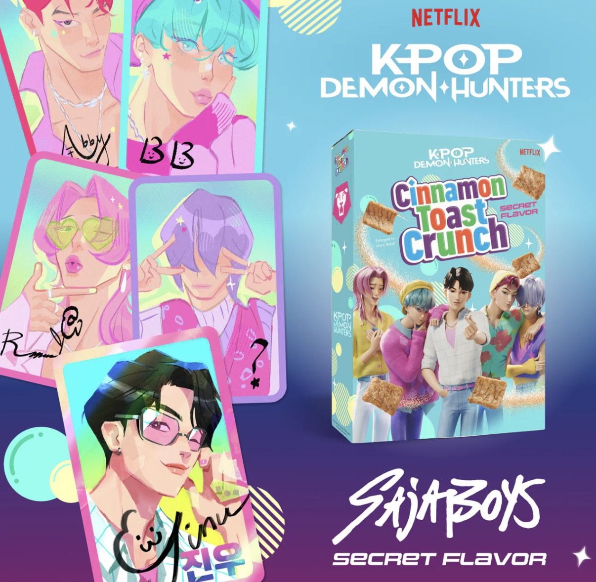 Cinnamon Toast Crunch x KPop Demon Hunters Cereal Presale - photo 3