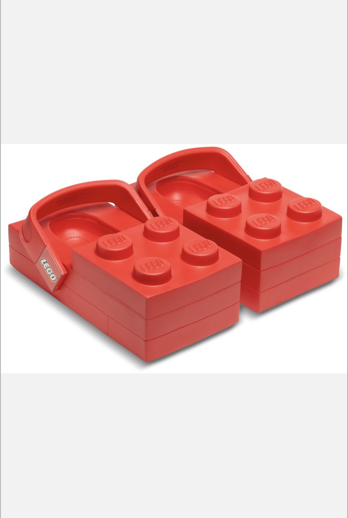 LEGO x Crocs Red Brick Clogs SOLD OUT Limited Edition