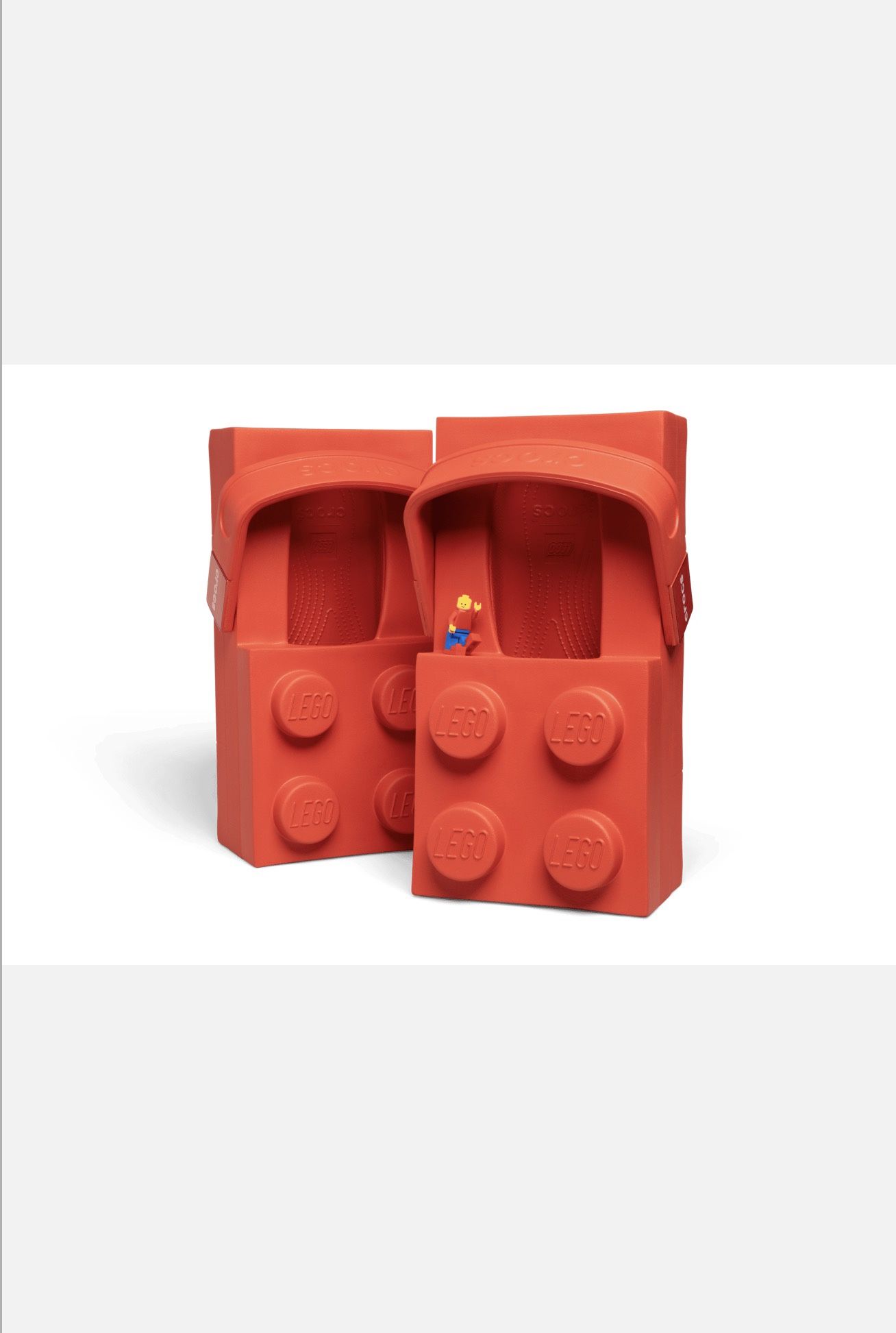 LEGO x Crocs Red Brick Clogs SOLD OUT Limited Edition - photo 5