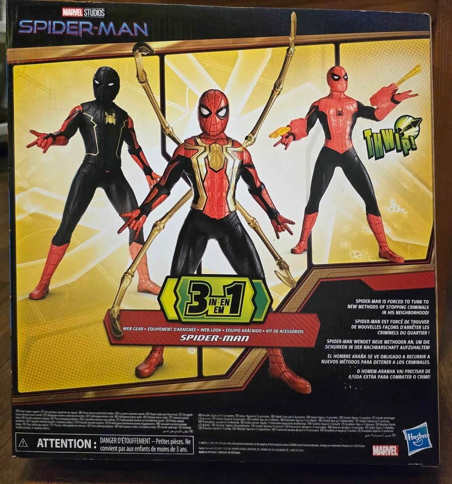 Brand new Marvel Spider-Man 3-in-1 Action Figure Set 🕸(13-Inch F - photo 2