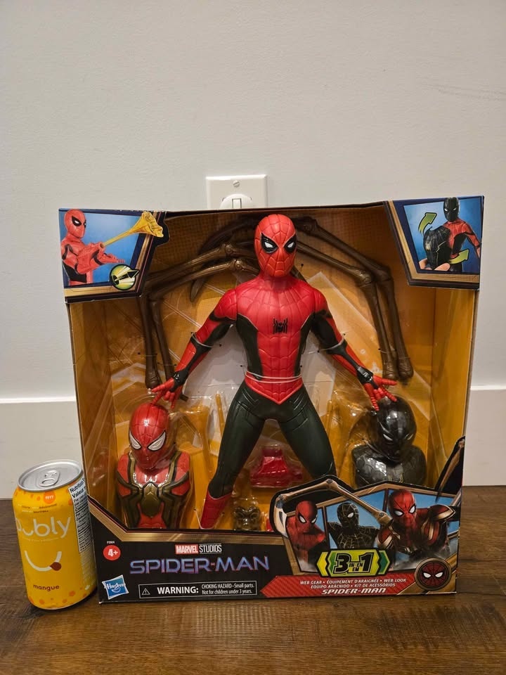 Brand new Marvel Spider-Man 3-in-1 Action Figure Set 🕸(13-Inch F - photo 4